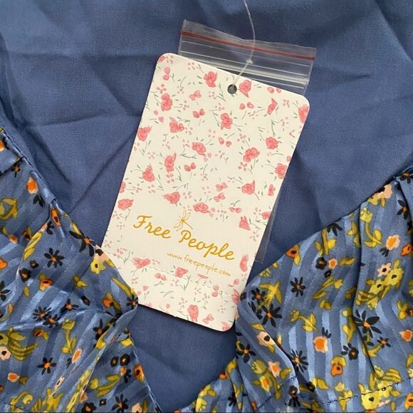 NWT Free People Sweetest Thing Floral Mini Dress - Picture 7 of 7